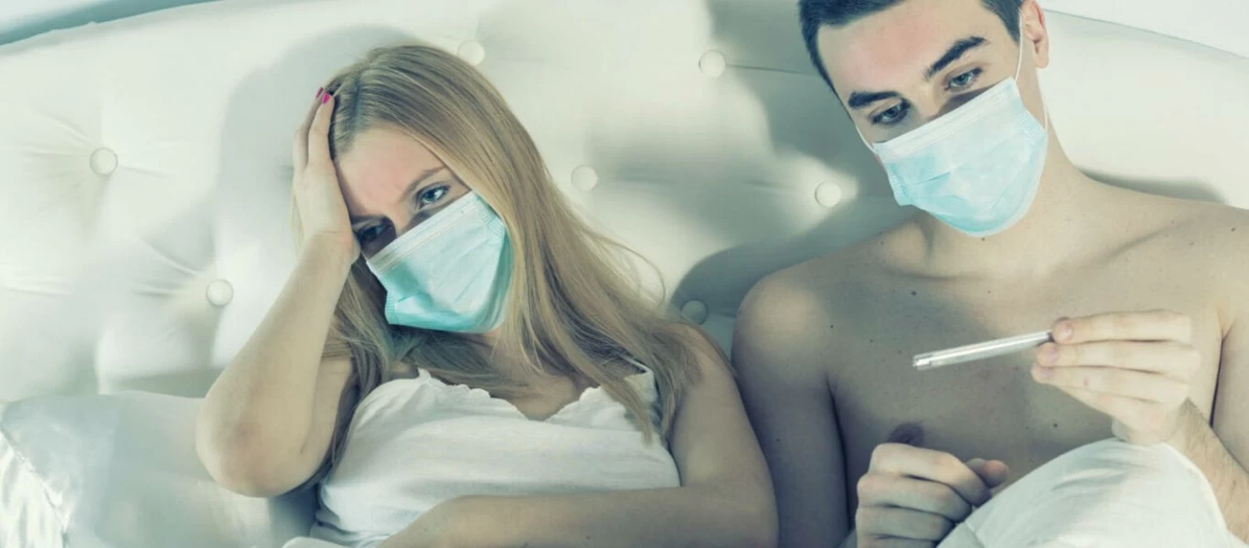 Ερωτική επαφή όταν ο ένας έχει κρύωμα ή γρίπη: Πόσο ασφαλές είναι;